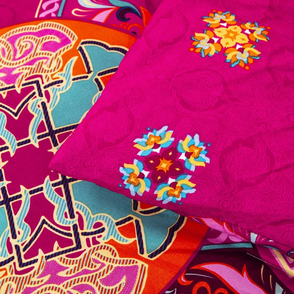 Aesthetic Glow Floral 3‑Piece Comforter Set with Matching Shams - Mekamart Australia