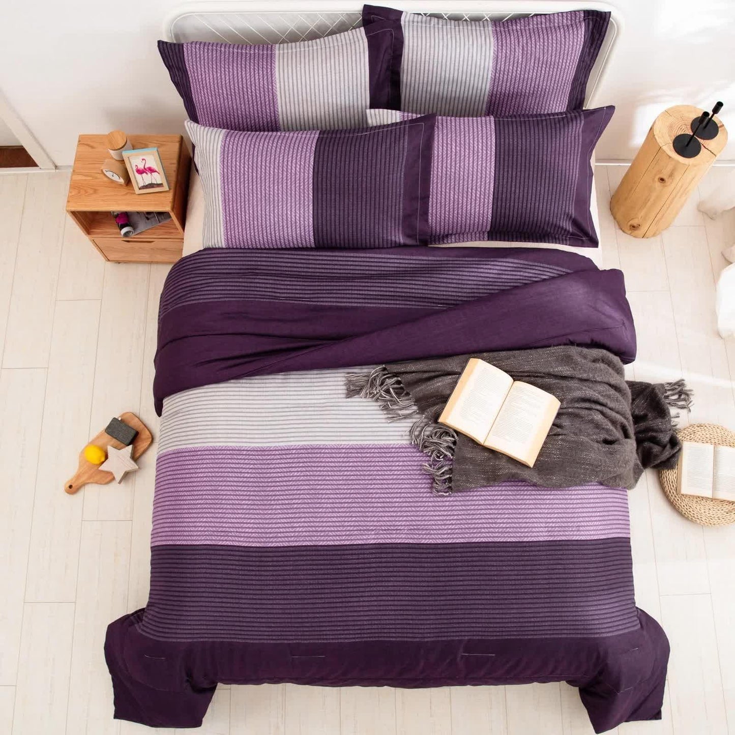 Urban Nest 3‑Piece Comforter Collection – Fresh Room Aesthetic - Mekamart Australia
