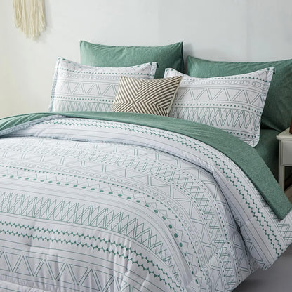 Boho Vibes Bedding Set – 3‑Piece Comforter & Pillow Covers - Mekamart Australia