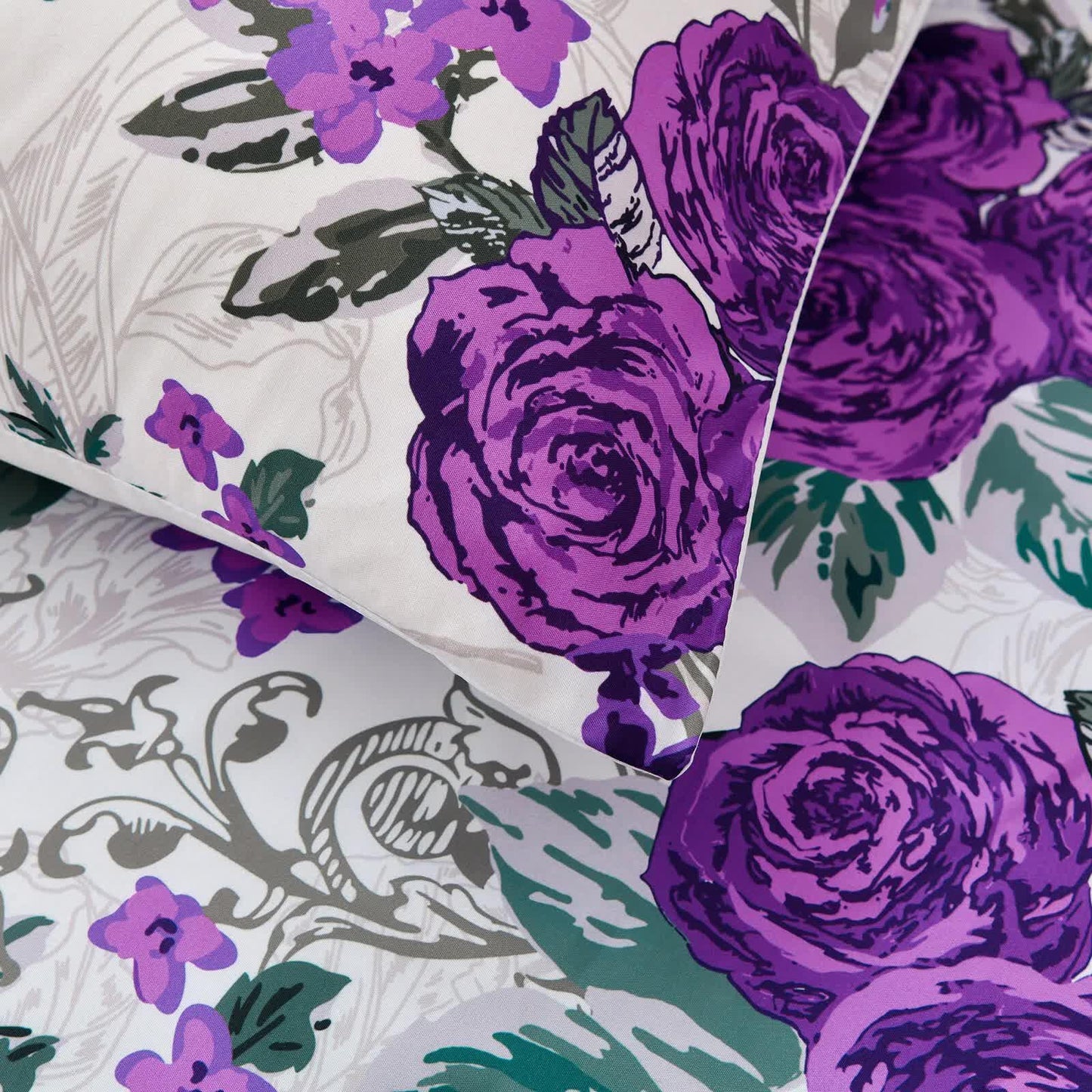 Luxe Loft Purple rose Quilted Comforter & Shams – Trending 3‑Piece Set - Mekamart Australia