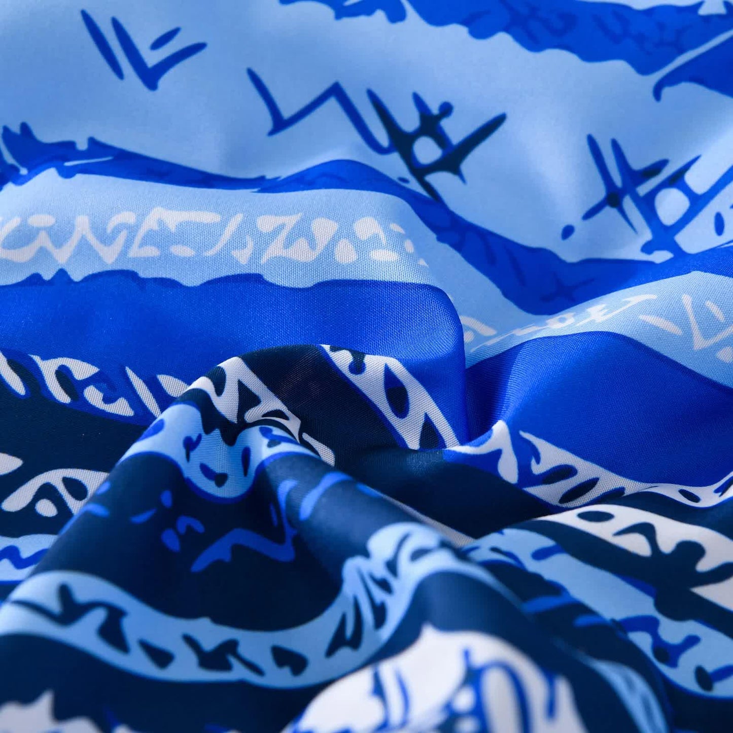 Nordic Calm stripes Blue 3‑Piece Comforter Set – Scandi Chic Vibes - Mekamart Australia