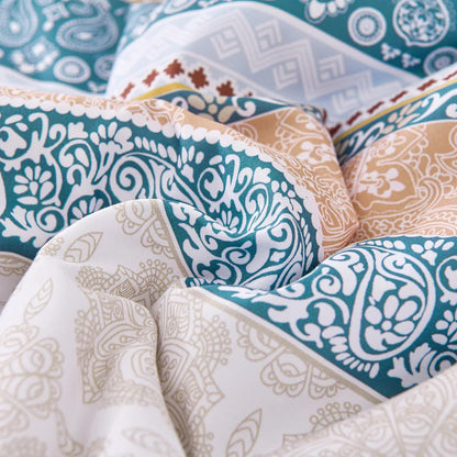 Luxe Loft Boho Quilted Comforter & Shams – Trending 3‑Piece Set - Mekamart Australia
