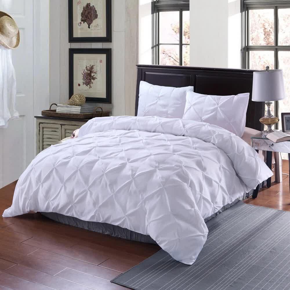 Minimal Mood white Comforter Collection – Modern 3‑Piece Set - Mekamart Australia