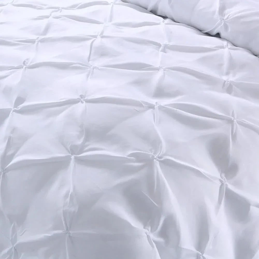 Minimal Mood white Comforter Collection – Modern 3‑Piece Set - Mekamart Australia