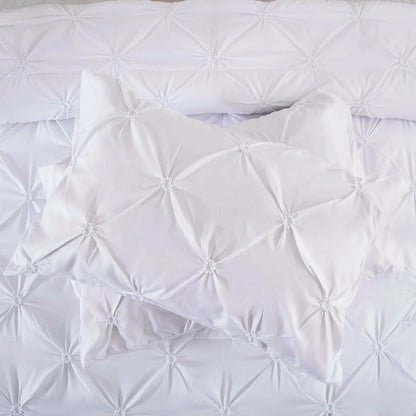 Minimal Mood white Comforter Collection – Modern 3‑Piece Set - Mekamart Australia