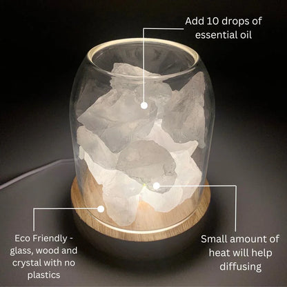 Aurora Crystal Diffuser - Clear Quartz - Mekamart Australia