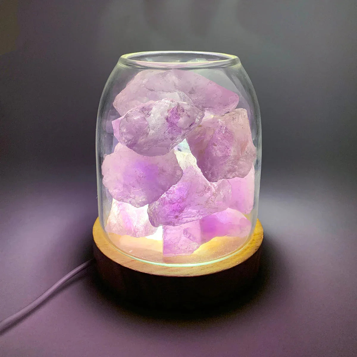 Aurora Crystal Diffuser - Amethyst - Mekamart Australia