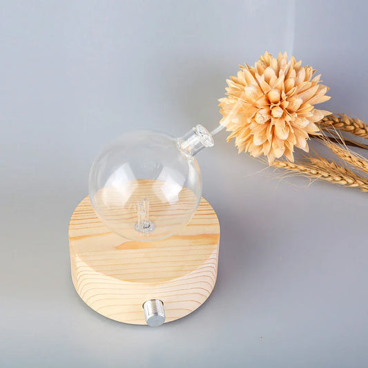 Geometry Round Nebuliser - Waterless Diffuser | Essential oil Burner | Aromatherapy| Home Fragrance - Mekamart Australia