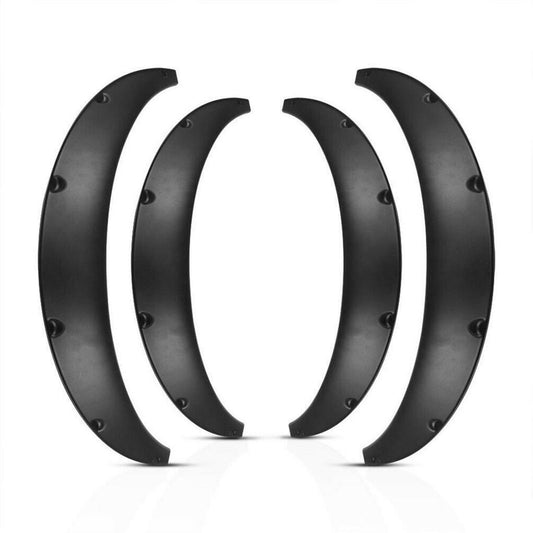 4 Pcs Universal Car Fender Flares Flexible Durable Body Wheel Extra Wide Arches