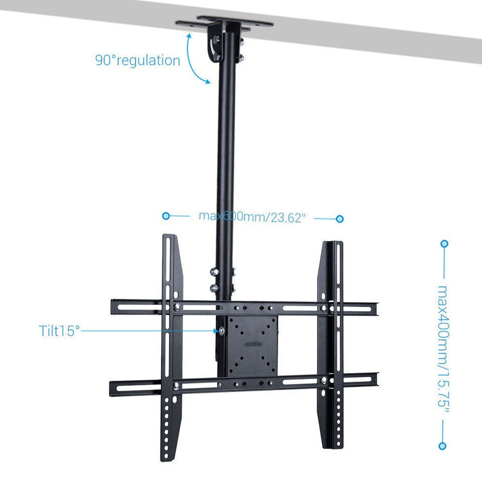 Ceiling Wall Mount TV Bracket 27- 65" with Tilt Feature & 180 Rotate For Samsung