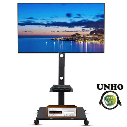 Home Theatre/ School Display Stand Mobile Tv Trolley Floor Stand Bracket 32-70"