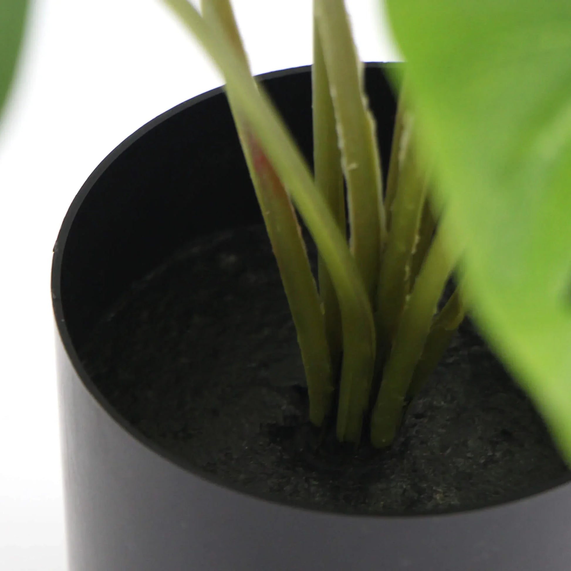 Potted Artificial Split Philodendron Plant With Real Touch Leaves 35cm - Mekamart Australia
