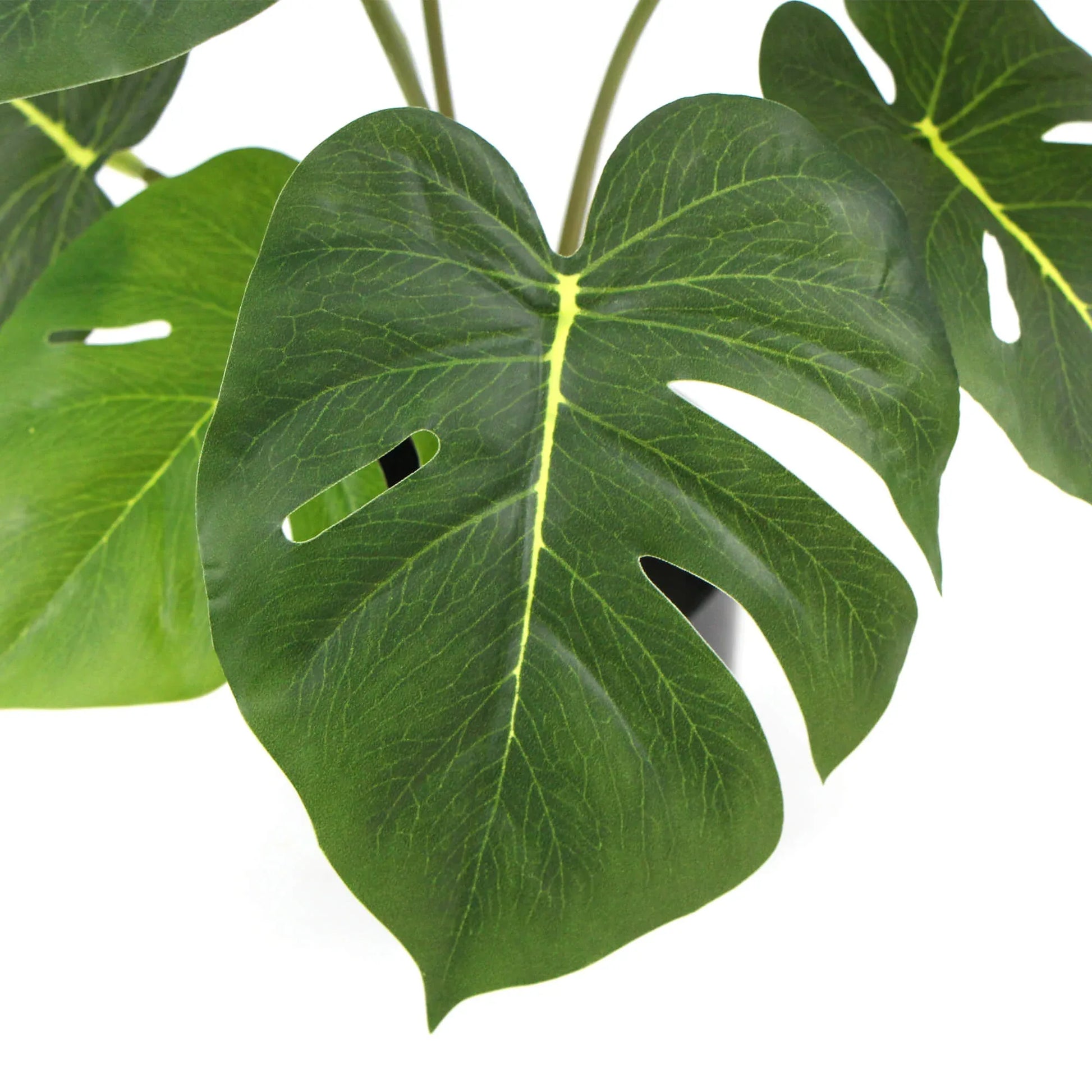 Potted Artificial Split Philodendron Plant With Real Touch Leaves 35cm - Mekamart Australia