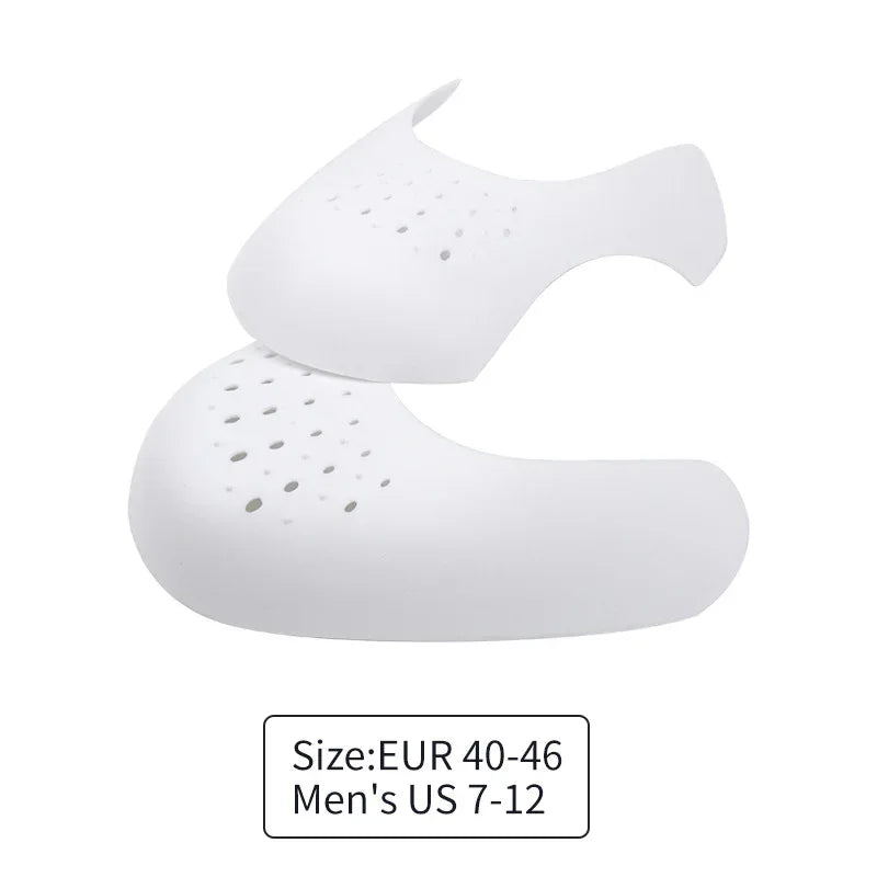 White Shoe Crease Protector for Men's Shoes, Size EUR 40-46 (US 7-12) 10 Pairs - Mekamart Australia
