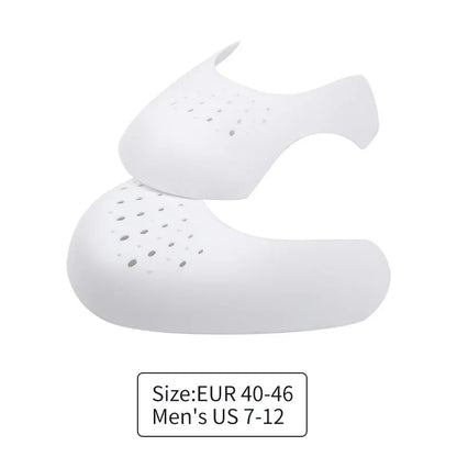 White Shoe Crease Protector for Men's Shoes, Size EUR 40-46 (US 7-12) 10 Pairs - Mekamart Australia