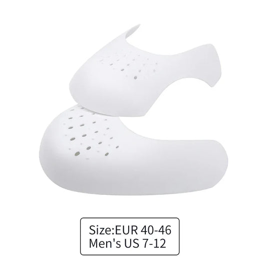 White Shoe Crease Protector for Men's Shoes, Size EUR 40-46 (US 7-12) 10 Pairs - Mekamart Australia