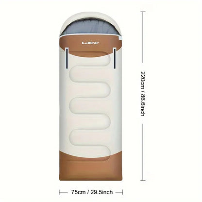 Extra Wide Mummy Sleeping Bag - 3 Season Warm & Cold Weather, Waterproof, Lightweight (with Compression Sack) - Mekamart Australia