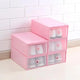 Stackable Transparent Shoe Storage Boxes with Heart-Shaped Handles (Set of 5) 31*20*12cm Pink - Mekamart Australia