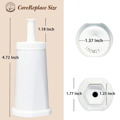 Breville BES008 Replacement Coffee Machine Filter – Water Descaling, Deodorizing & Purification Filter (2-Pack) - Mekamart Australia