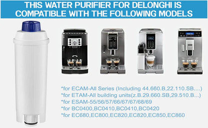 2pcs pack DeLonghi DLSC002 Carbon Filter – Replacement Water Filter for DeLonghi Coffee Machines, Active Carbon Purification - Mekamart Australia