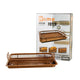 BBQ Square Non-Stick Stainless Steel Grill Basket - Copper Color, Small Size (30*22*5.5 cm), Ideal for Grilling Meat and Vegetables - Mekamart Australia