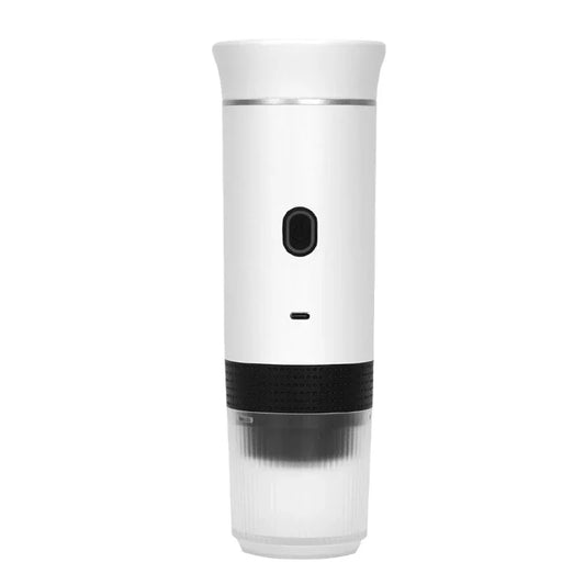 White Portable Espresso Coffee Machine - Universal 3-in-1 Capsule, Coffee Powder, and Espresso Maker - Mekamart Australia
