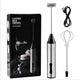 Rechargeable Electric Milk Frother, Handheld Foam Maker, Coffee Frothing Wand, Whisk for Milk, Coffee, and Baking - Mekamart Australia