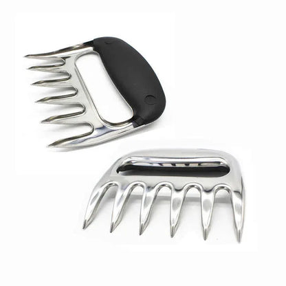 Stainless Steel Meat Shredding Claws – Multipurpose BBQ Tool for Pulled Chicken and Pork - Mekamart Australia