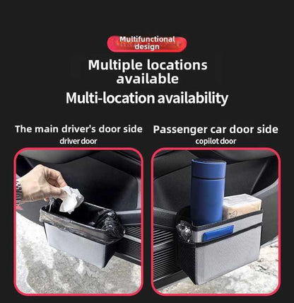 Grey Upgraded Waterproof Car Storage Bag - Multi-Position Hanging Organizer - Mekamart Australia