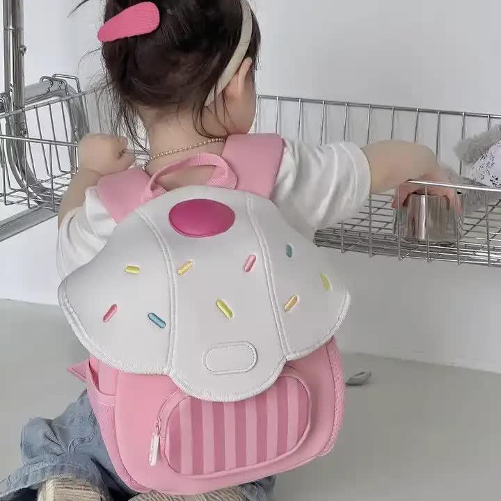 Pink New Kids Cartoon Backpack – Lightweight, Personalized School Bag for Toddlers and Preschoolers – Perfect for Travel and Outdoor Adventures - Mekamart Australia