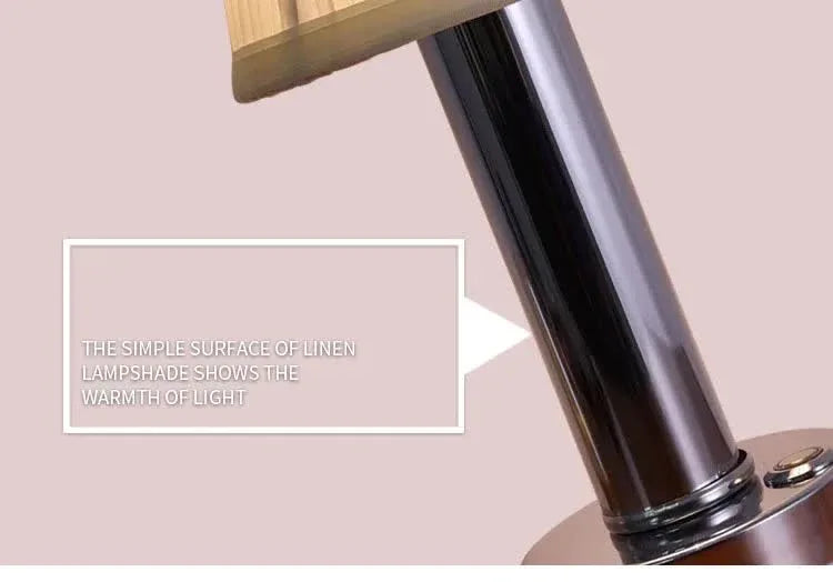 Gold Creative LED Rechargeable Table Lamp | 3 Adjustable Light Modes | Touch Control | USB Charging | Modern Atmosphere Light for Bar, Restaurant, Cafe, and Home Decor - Mekamart Australia