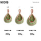 Green And Pink 3-Piece Wall-Mounted Cotton Rope Storage Baskets – Large, Medium, and Small Hand-Woven Fruit/Vegetable/Storage Nets (Large weight 300g, Medium weight 230g, Small weight 200g) - Mekamart Australia