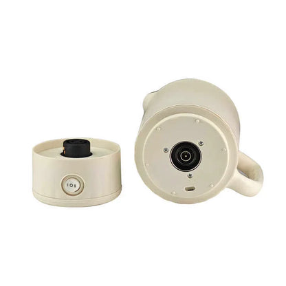 White Portable Foldable Travel Electric Kettle - 304 Stainless Steel Electric Water Boiler - Mekamart Australia