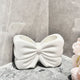 White Creative Ceramic Bowknot Toothbrush Holder - Elegant Bathroom Storage for Electric Toothbrush and Toothpaste - Mekamart Australia
