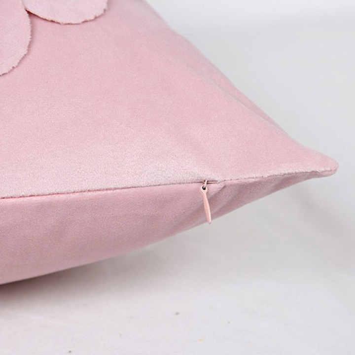 Style 3 Pink 3D Floral Cushion Covers - Modern Luxury Decorative Throw Pillow Covers for Living Room(Without Pillow Insert) - Mekamart Australia