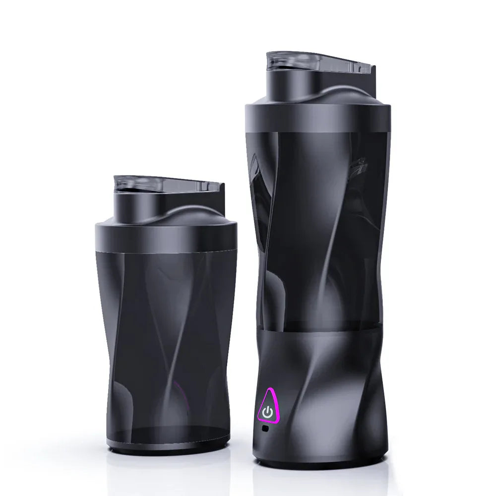 Black High-Powered Portable Blender - Large-Capacity, Ice-Crushing On-the-Go Juicer - Mekamart Australia