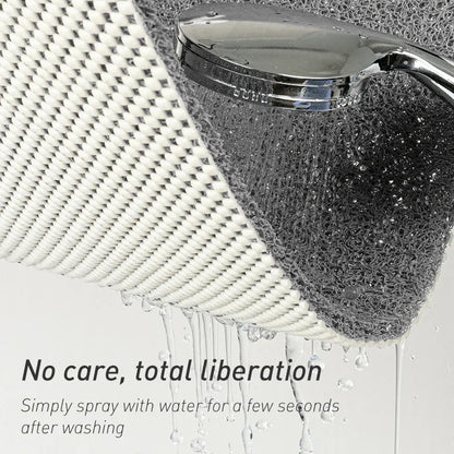 Gray Non-Slip Loofah-Style Bathroom Mat - Quick-Dry and Soft 40*80cm - Mekamart Australia