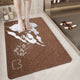 Cat Head Brown Non-Slip Loofah-Style Bathroom Mat - Quick-Dry and Soft 44*75cm - Mekamart Australia