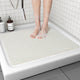 White Non-Slip Loofah-Style Bathroom Mat - Quick-Dry and Soft 44*75cm - Mekamart Australia