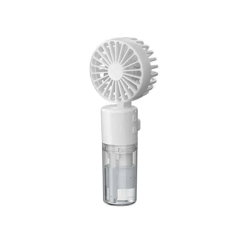 Portable 4-Speed Mini Spray Fan with Moisturizing Function - F2 White (2PCS) - Mekamart Australia