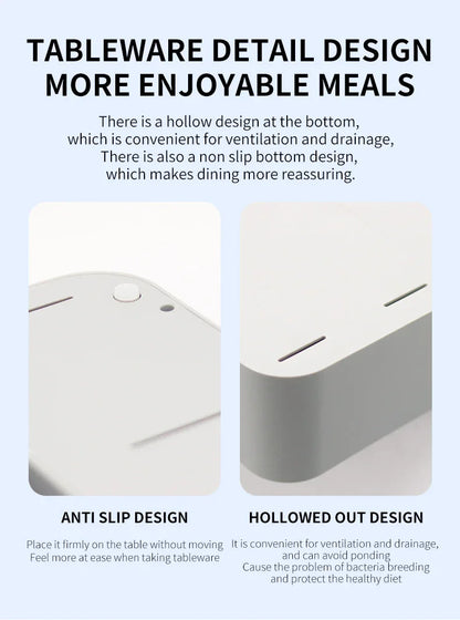 Kitchen Tableware Rack - Non-Punching Installation, Gray - Mekamart Australia