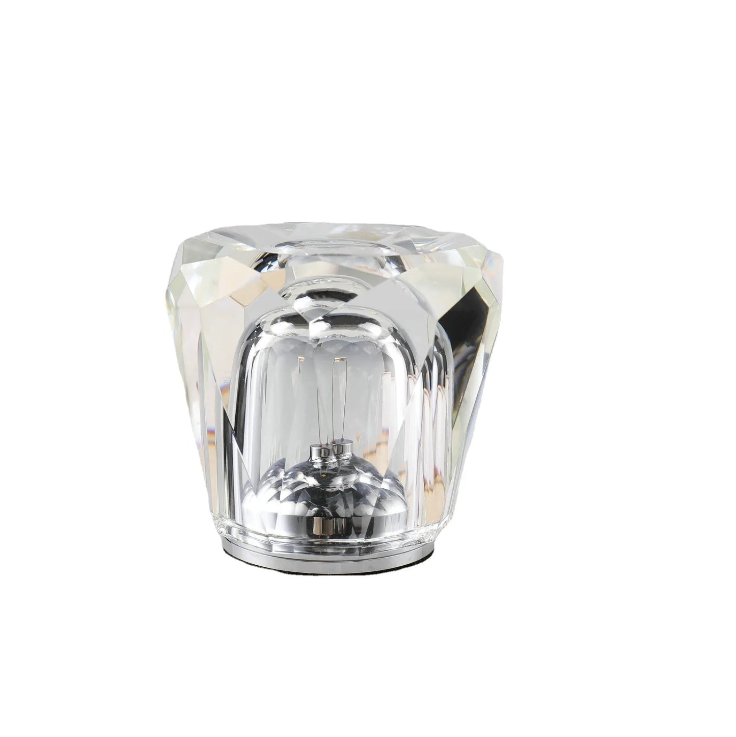 Crystal LED Table Lamp with Starburst Effect, Rechargeable and Portable Design,Type B 90mm (H) *85mm (W) - Mekamart Australia