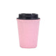Pink 350ml Wheat Straw Double-Layer Coffee Cup - Eco-Friendly and Lightweight - Mekamart Australia