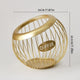 Gold Handcrafted Coffee Capsule Storage Basket - Vintage Iron Art Design - Mekamart Australia