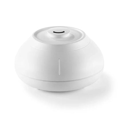 Flame Mountain Aroma Diffuser - 7-Color LED Light, 130ml Capacity, Ultrasonic Mist Maker for Home or Office, White - Mekamart Australia