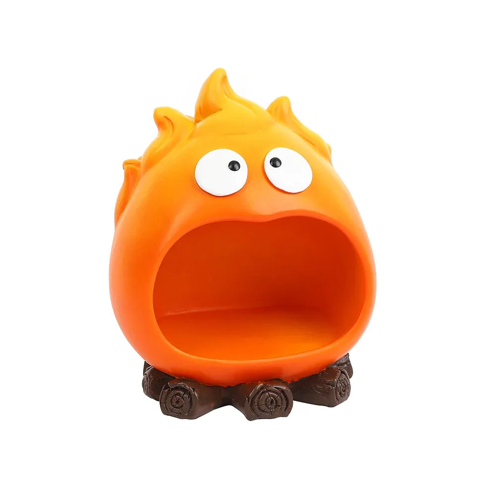 Creative Cartoon Flame Key Holder Tray - Fun and Decorative Storage for Entryway or Living Room - Mekamart Australia