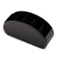 Black Stylish Remote Control Storage Box - PU Leather Organizer with Compartments - Mekamart Australia