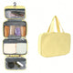 Yellow Multipurpose Portable Travel Toiletry Bag - Waterproof Cosmetic Organizer with Zipper - Mekamart Australia