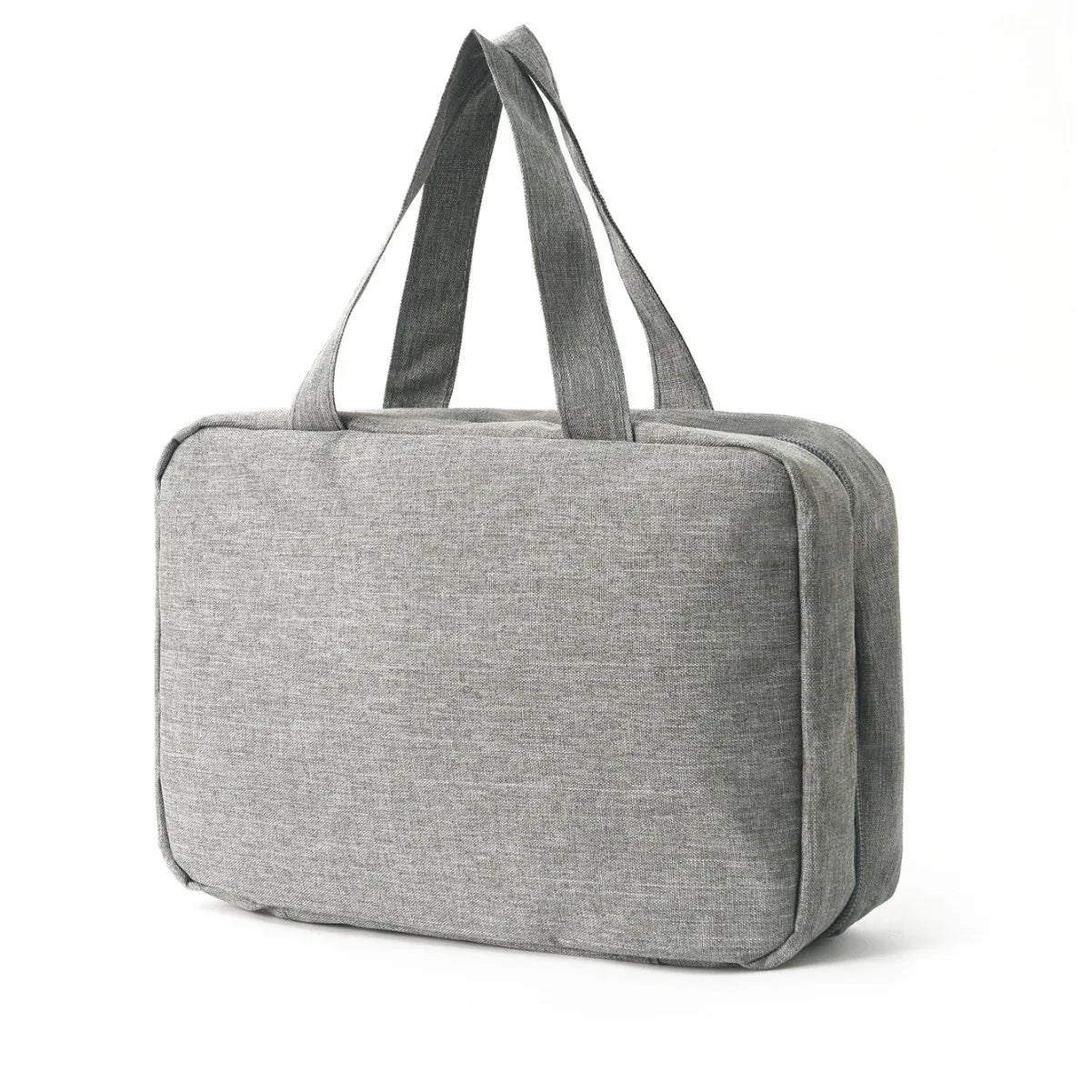 Gray Multipurpose Portable Travel Toiletry Bag - Waterproof Cosmetic Organizer with Zipper - Mekamart Australia