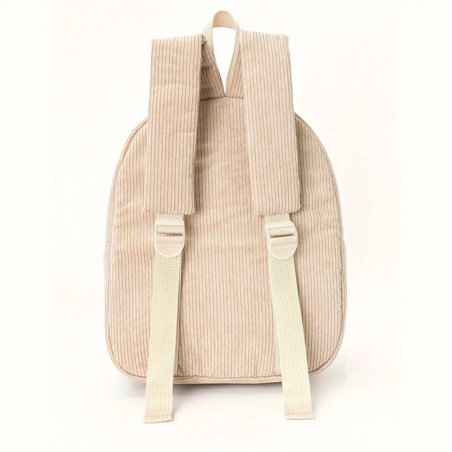 Cute Fox Backpack - Soft Corduroy Material with Adjustable Straps - Mekamart Australia